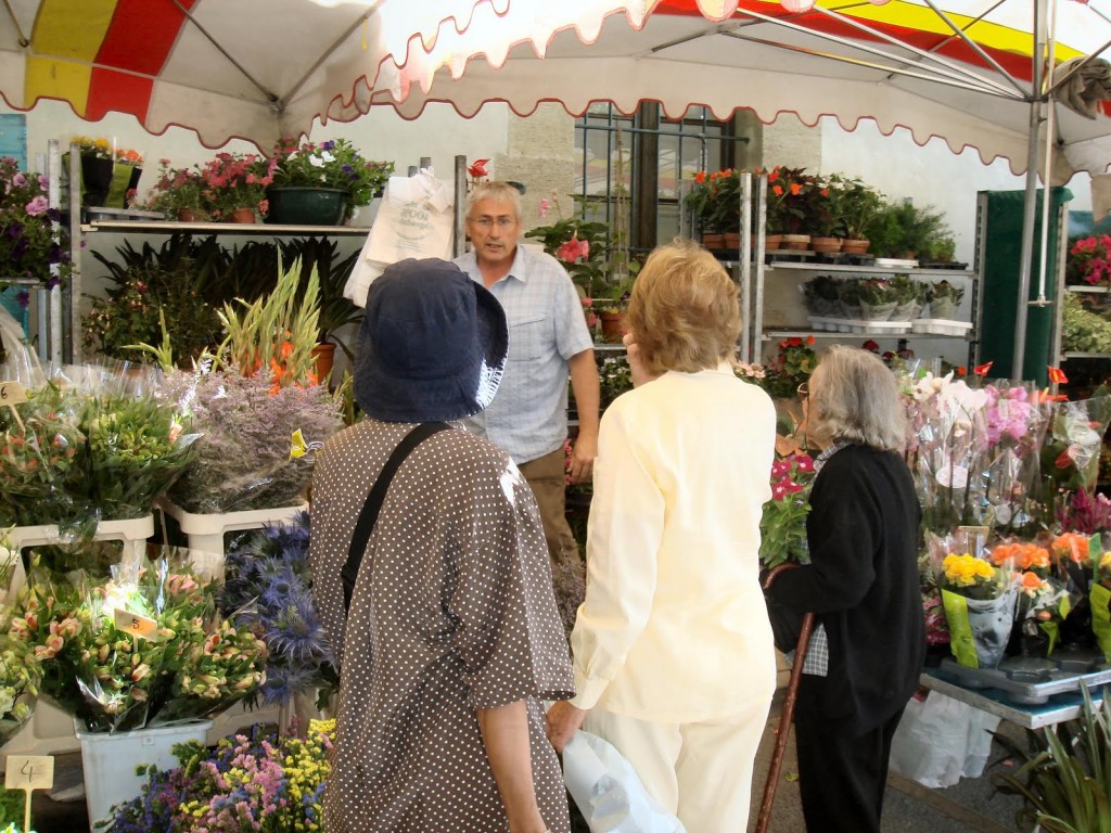 Florist at Lourmarin Market