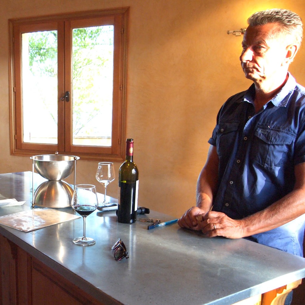 Winemaker Gilles Delsuc