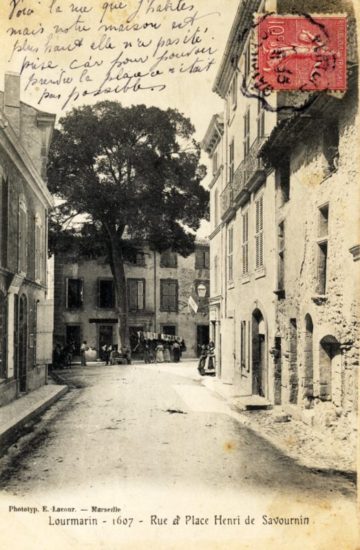 Today's Café Gaby lies where rue de Henri Savournin appears to end, on the left.