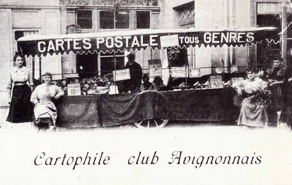 Postcard of postcard club in Avignon