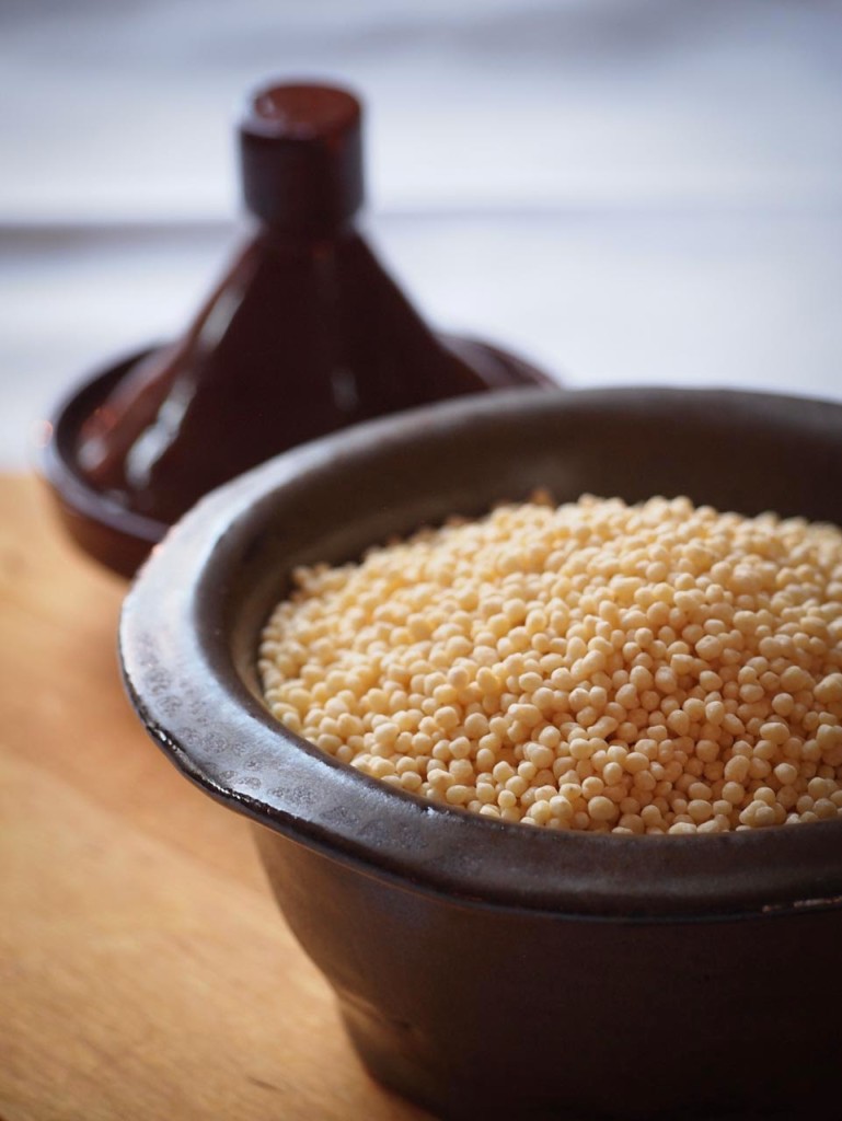 Hand-rolled couscous.  Photo by: W.T. Manfull