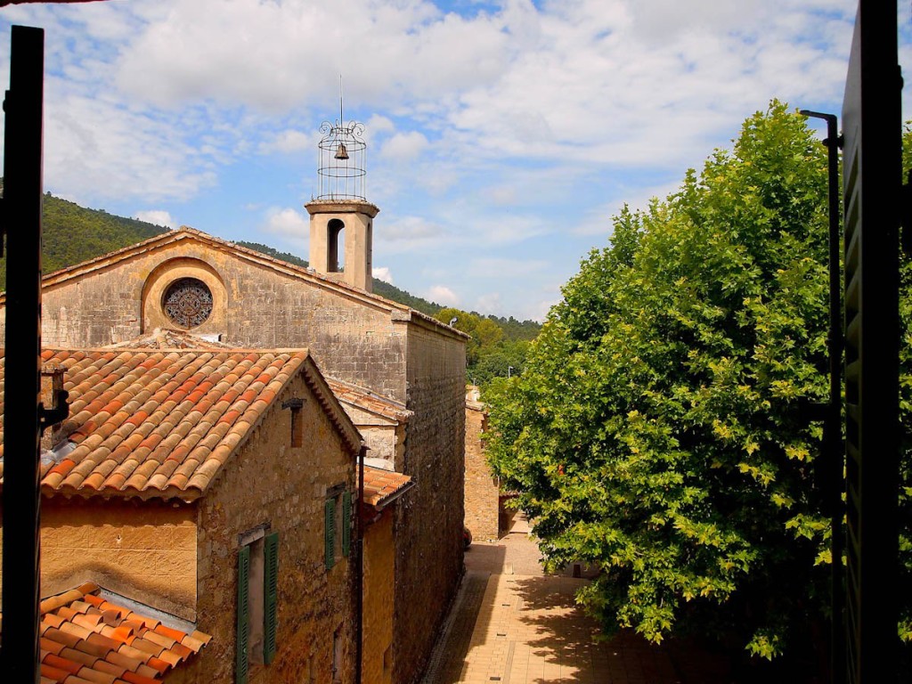 View from our room, Sancie de Signes. Photo: Pamela O'Neill