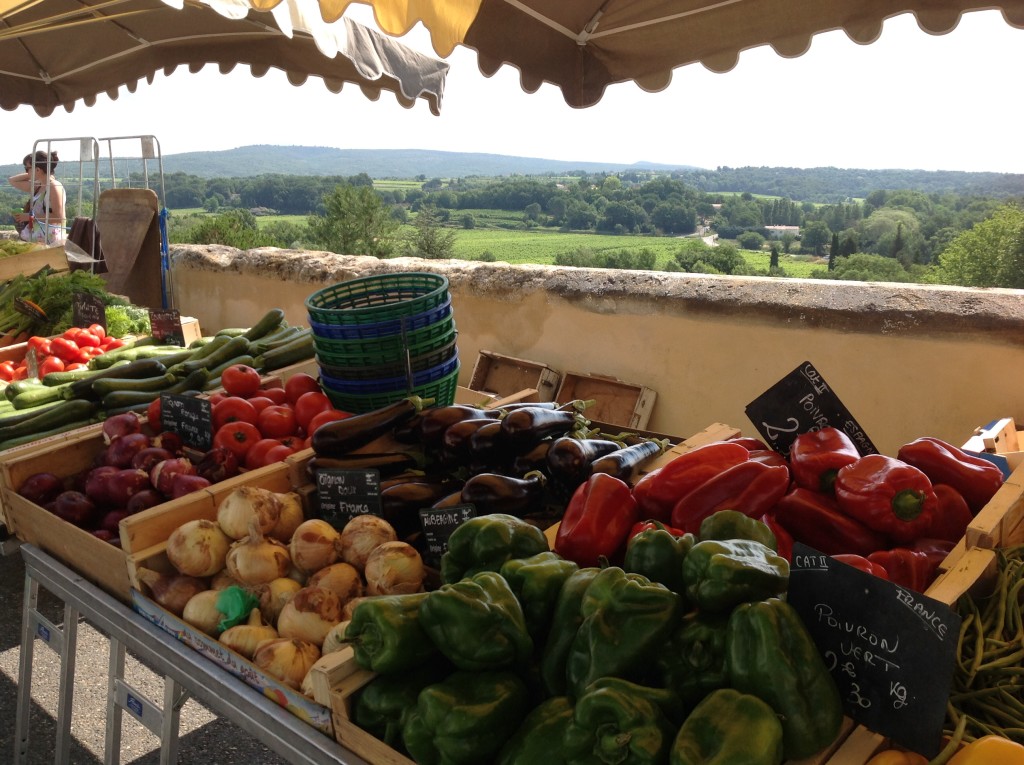 While you pick out your peppers, take a look at the view that compelled the construction of a fortified tower over a thousand years ago. Photo: Germaine Juneau