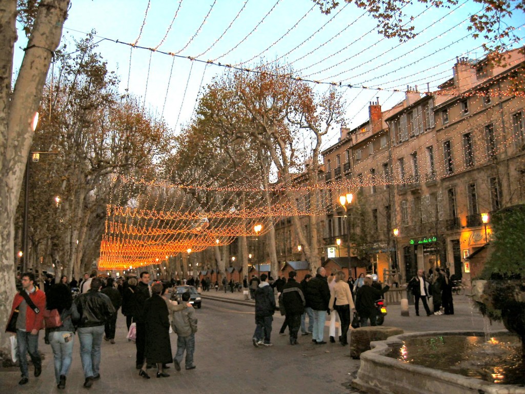 Marché de Noël in Aix-en-Provence. Photo by WT Manfull